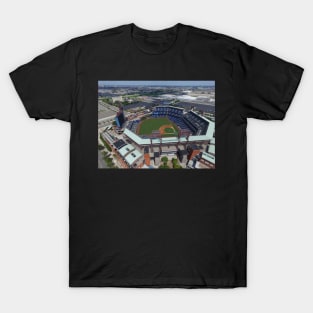 Phillies Citizens Bank Park Aerial T-Shirt